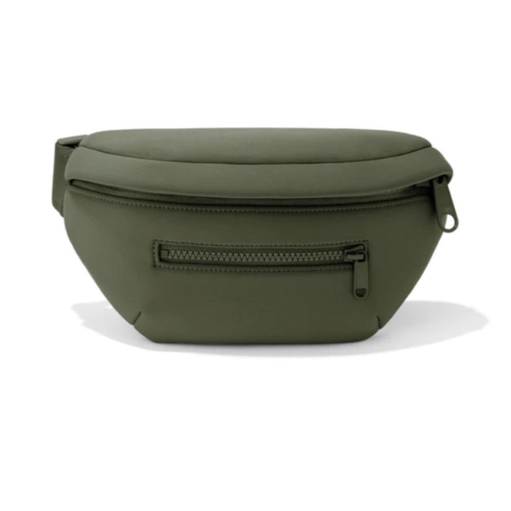 Dagne Dover Olive Green Neoprene Sling Bag
